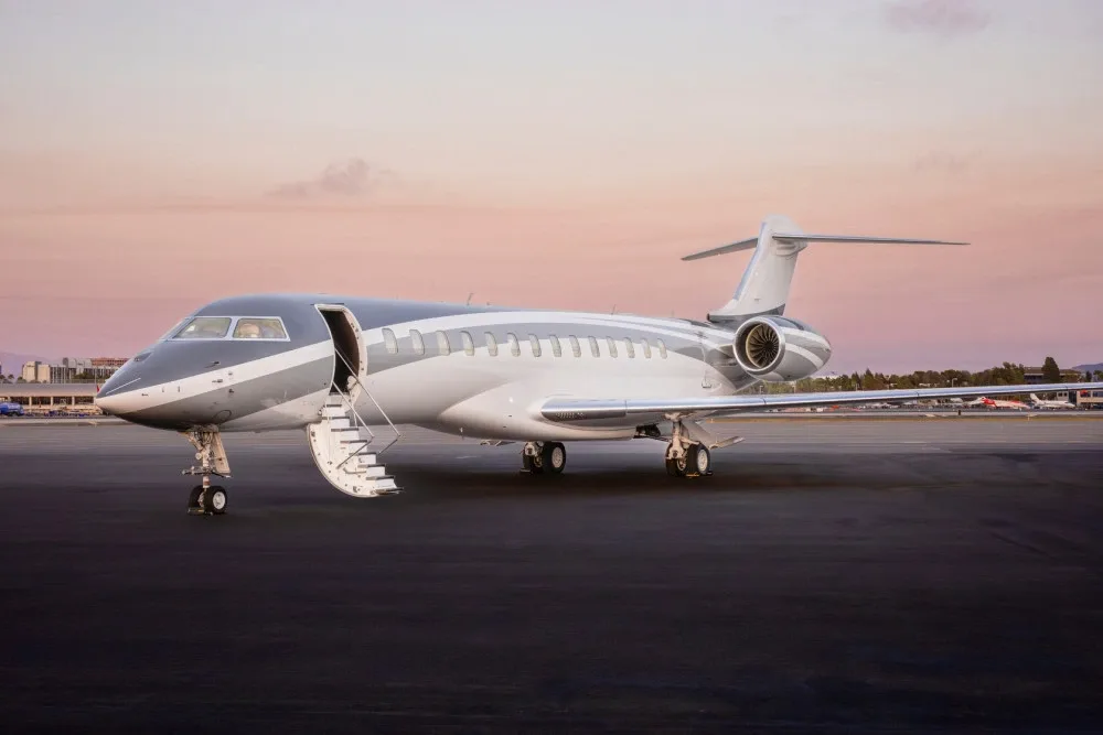 Global 7500 private jet exterior