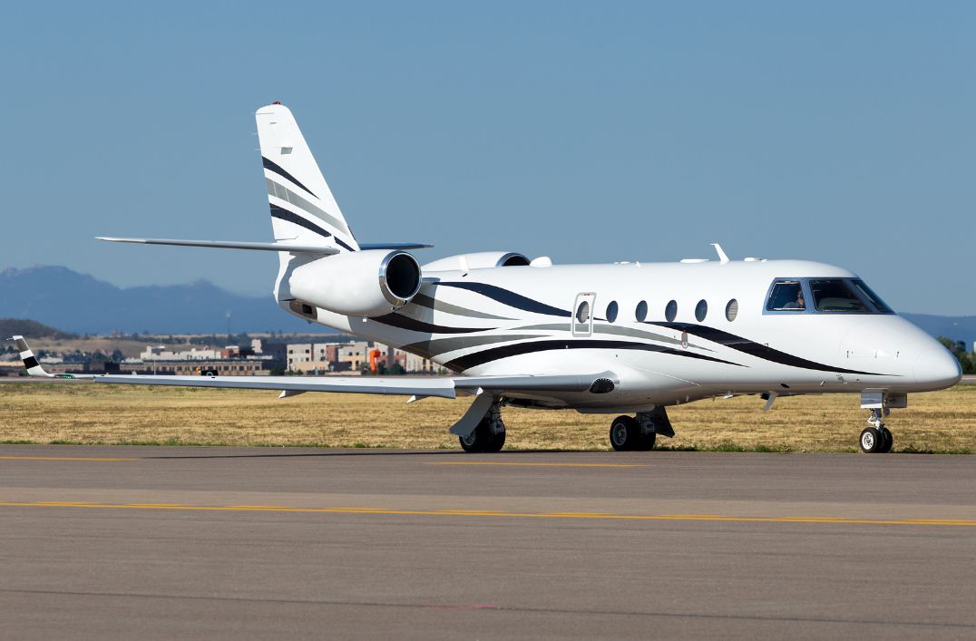 Gulfstream G150 private jet exterior