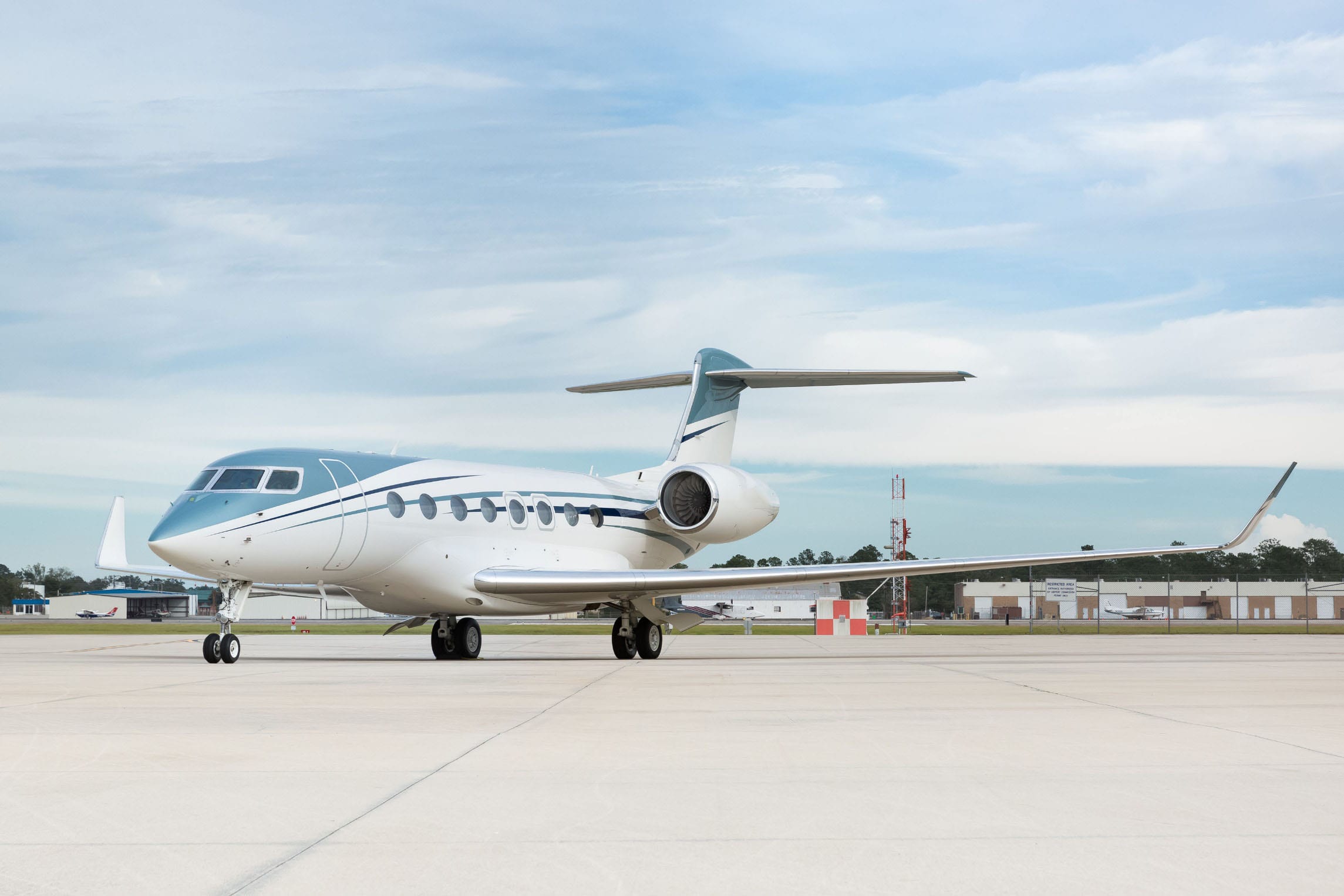 Gulfstream G650 private jet exterior