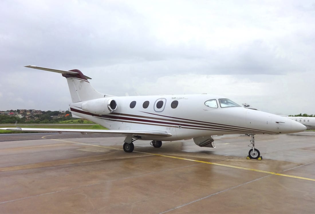 Premier IA private jet exterior